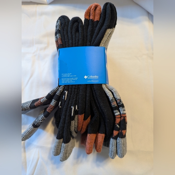 Mens Columbia Crew Wool Blend Socks 4 Pairs Brand New - Picture 4 of 7